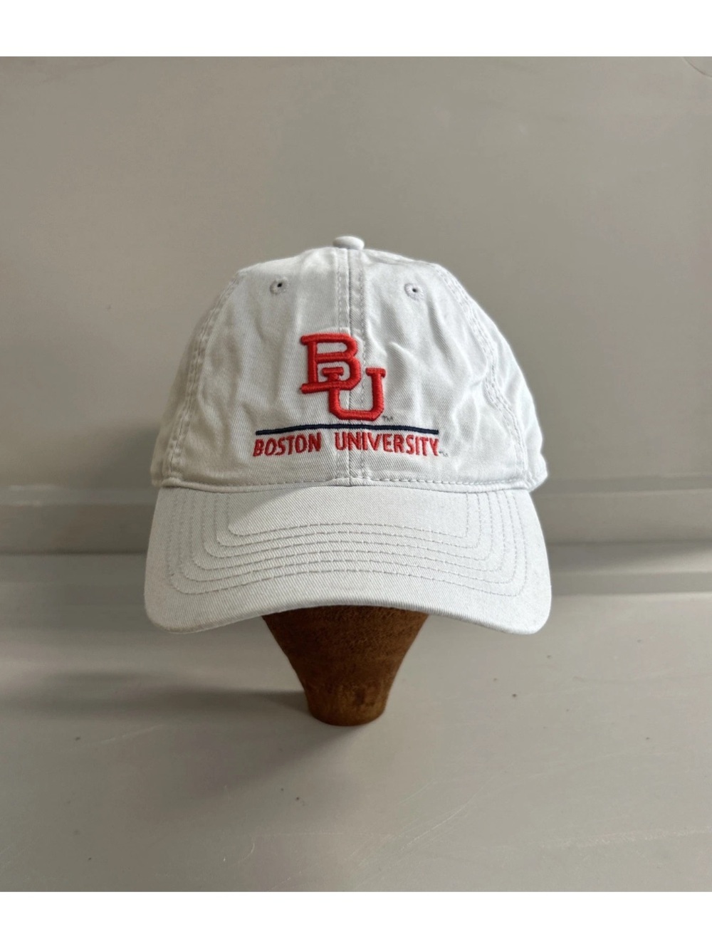 Boston University Terriers Legacy92 Gray Hat Cap Adjustable Cotton OSFM